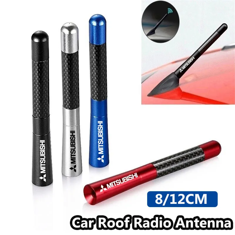 8/12CM Car Radio Antenna Aerial Roof Antenna Enhanced Signal for Mitsubishi Eclipse Galant Mirage L200 Xpander Colt Pajero