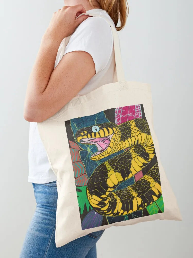 

Mangrove snake Tote Bag bags luxury women tote bags aesthetic Eco bag Women's tote bag