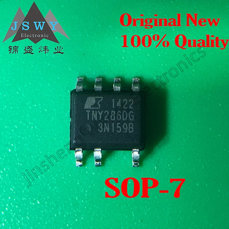 5PCS TNY286DG TNY286 TNY287DG TNY286DG-TL TNY287DG-TL SOP7 SMD power management chip 100% brand new electronics