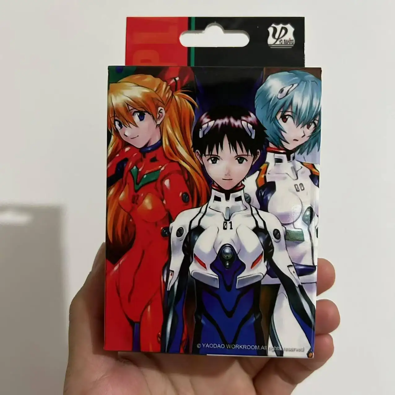 54pcs New Anime NEON GENESIS EVANGELION EVA NERV figure model toys Poker Card cos props board role-playing game gifts