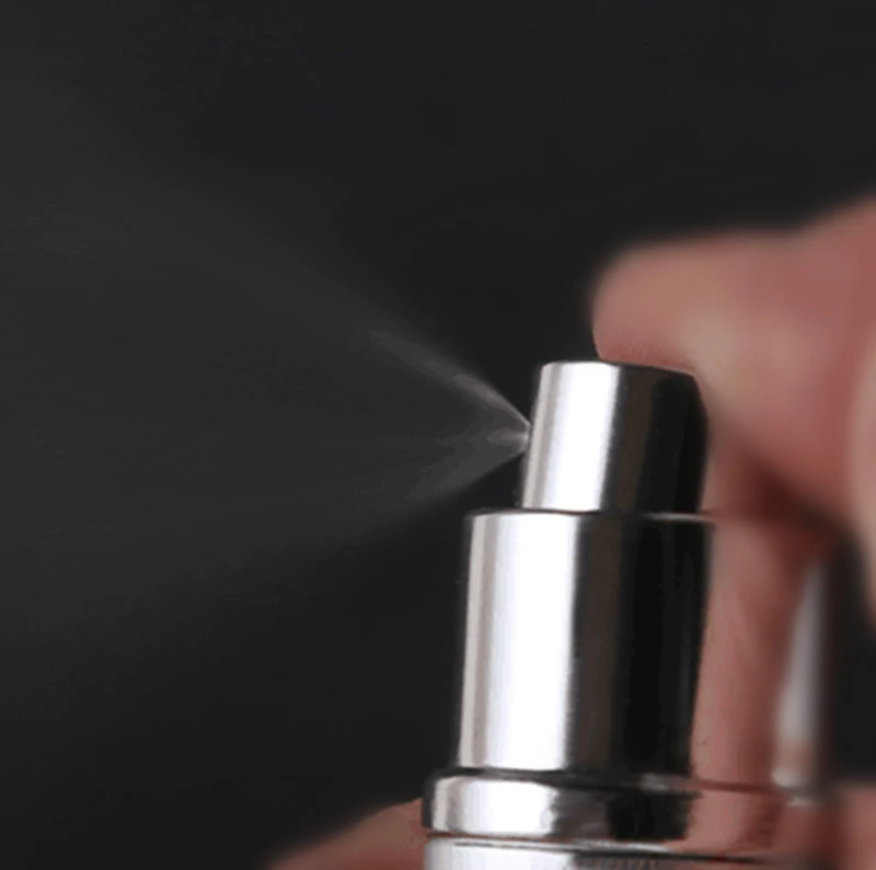 Botella de Perfume de alta calidad, atomizador de Perfume de viaje recargable, Mini botella de Spray de vidrio vacía, 5ML, 10ML, 1PC