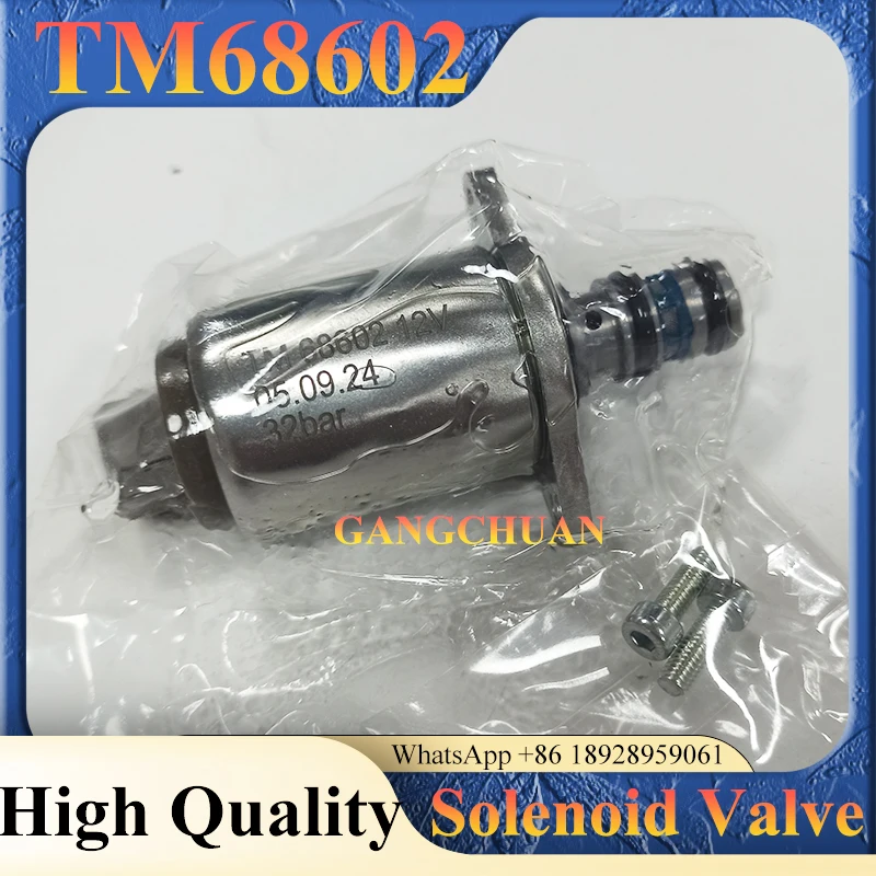 Construction Machinery Parts TM68602 Electric Proportional Pressure Reducing Valve Solenoid Valve 12V