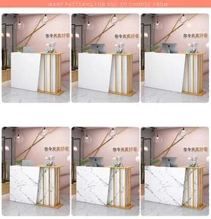 For Modern Minimalist Cashier Counter Clothing Shop Small Counter Commercial bar Barber Shop Beauty Salon Reception Desk