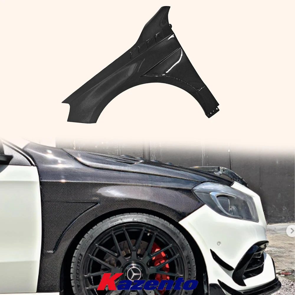 

For Mercedes Benz A-Class W176 A180 A200 A250 A45 AMG Sport Fender Carbon Fiber