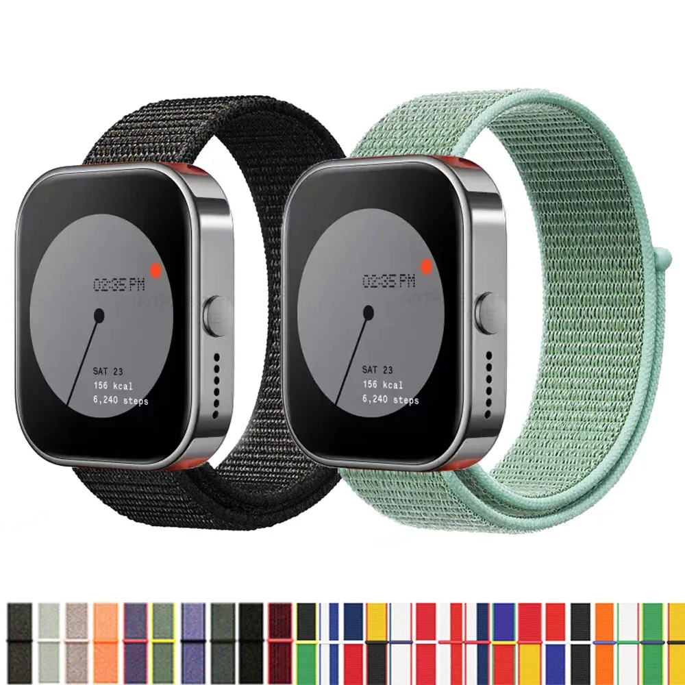 CMF İzle Pro Smartwatch için 22mm Naylon Döngü Kayışı Yedek Bilezik Spor Kordonlu Saat Correa CMF tarafından Hiçbir Şey İzle Pro2 Band