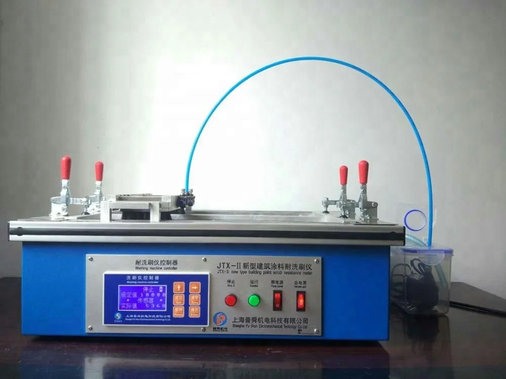 Wet Abrasion Scrub Tester Washability Machine for Architectural Coatings with 0-9999 Wash Count 300mm Brush Run Distance