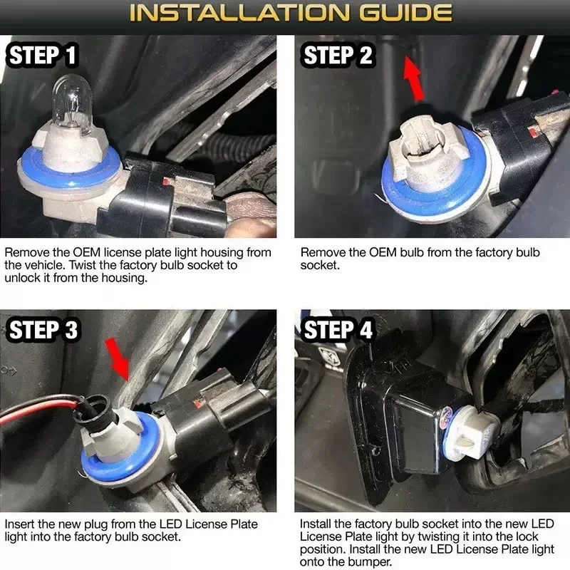 2X LED Kentekenplaat Gloeilamp CANBUS Geen Fout voor Dodge RAM 1500 2500 3500 2003-2014 2015 2016 2017 2018 Auto Led Licht