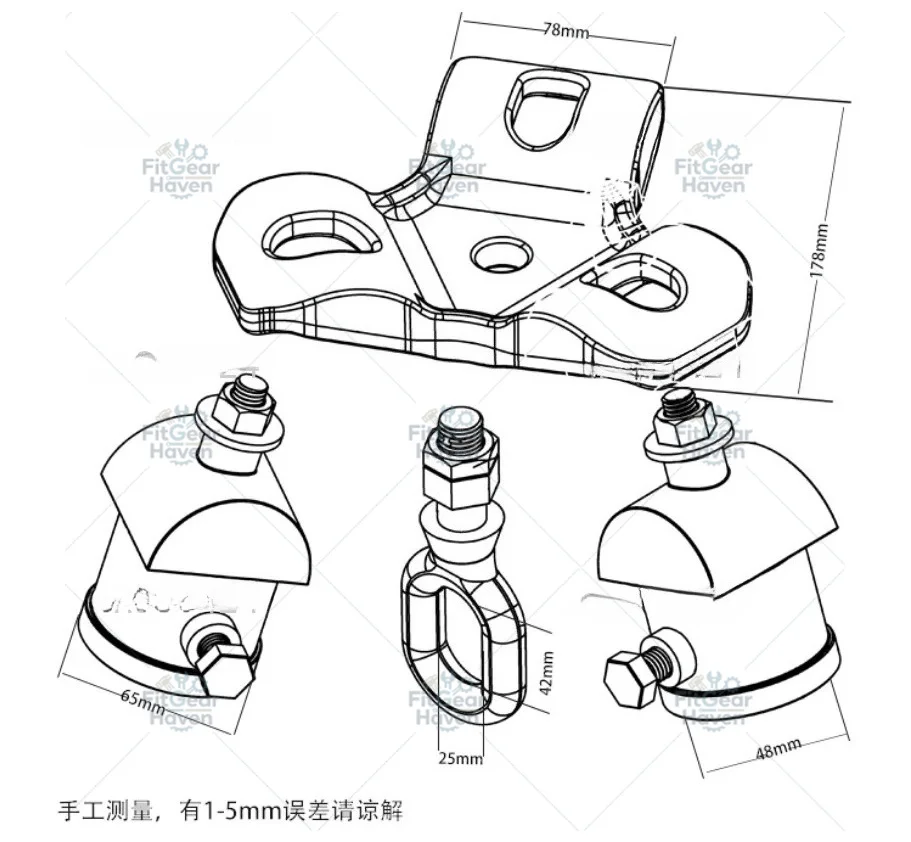 1 Ton Lifting Tripod 2 Ton 3T Hoist Stand Manual Chain Block Scaffold Telescopic Crane Support