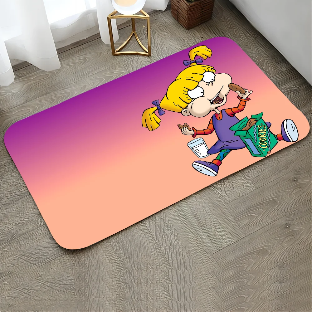 1PC The Rugrats Movie Floor Mat Door Mat For Bathroom Kitchen Long Corridor Carpet Non-Slip Living Room Rug Home Decor