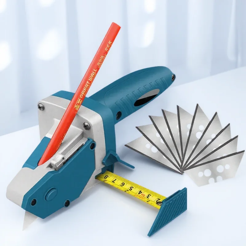 Plasterboard Cutter Scriber Board Edger Drywall Auto Cutting Tool with Scale for Home Woodworking