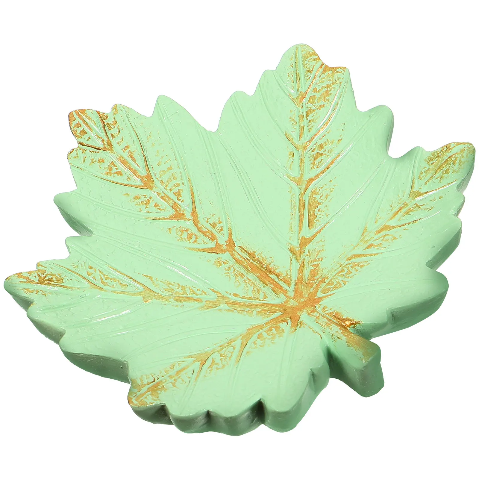 

Maple Leaf Shaped Resin Jewelry Dish Tray for Rings Necklaces Earrings Lipstick Keys Decorative Display Storage Plate Coaster