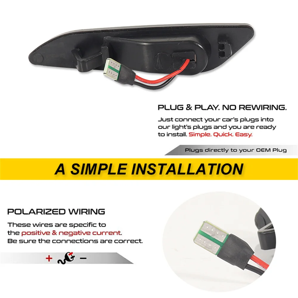 ديناميكية العنبر LED الجانب الأمامي ماركر بدوره أضواء الإشارة ل ألفا روميو 156 لشركة فيات إيجيا لانسيا يبسيلون لكرايسلر يبسيلون