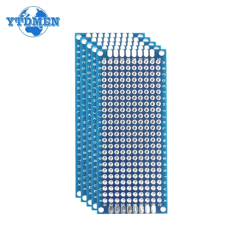 10PCS 3x7cm PCB Protoboard Electronic Boards Universal Printed Circuit Board 3*7cm Double Side Prototype PCB Board for Arduino