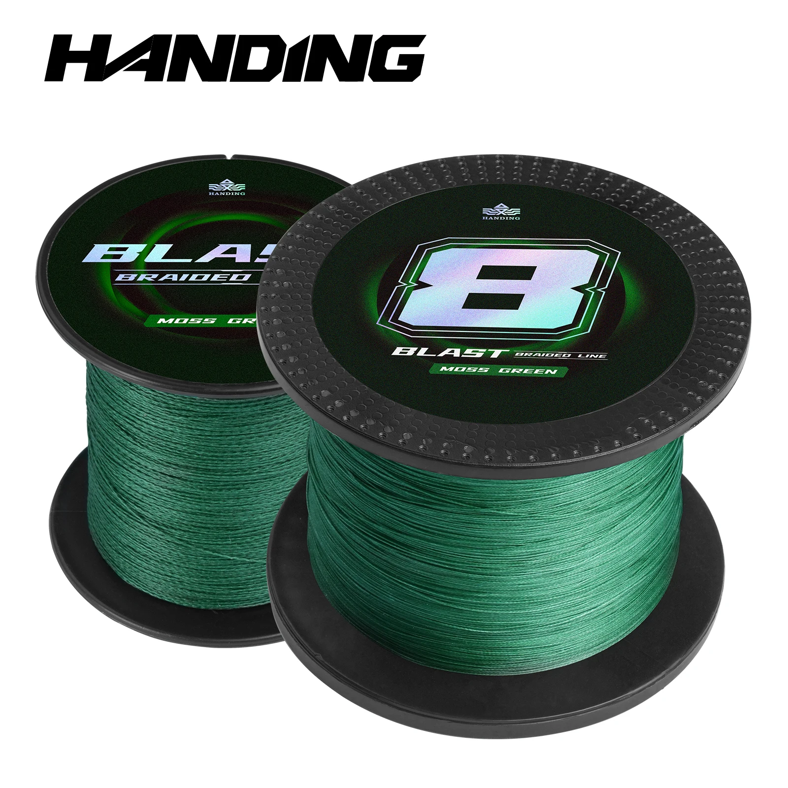 HANDING X4 X8 Blast Braided Fishing Line Super Thin Strong PE Line HyperOSi® Coating German Technology Knotted Well Fishing Line