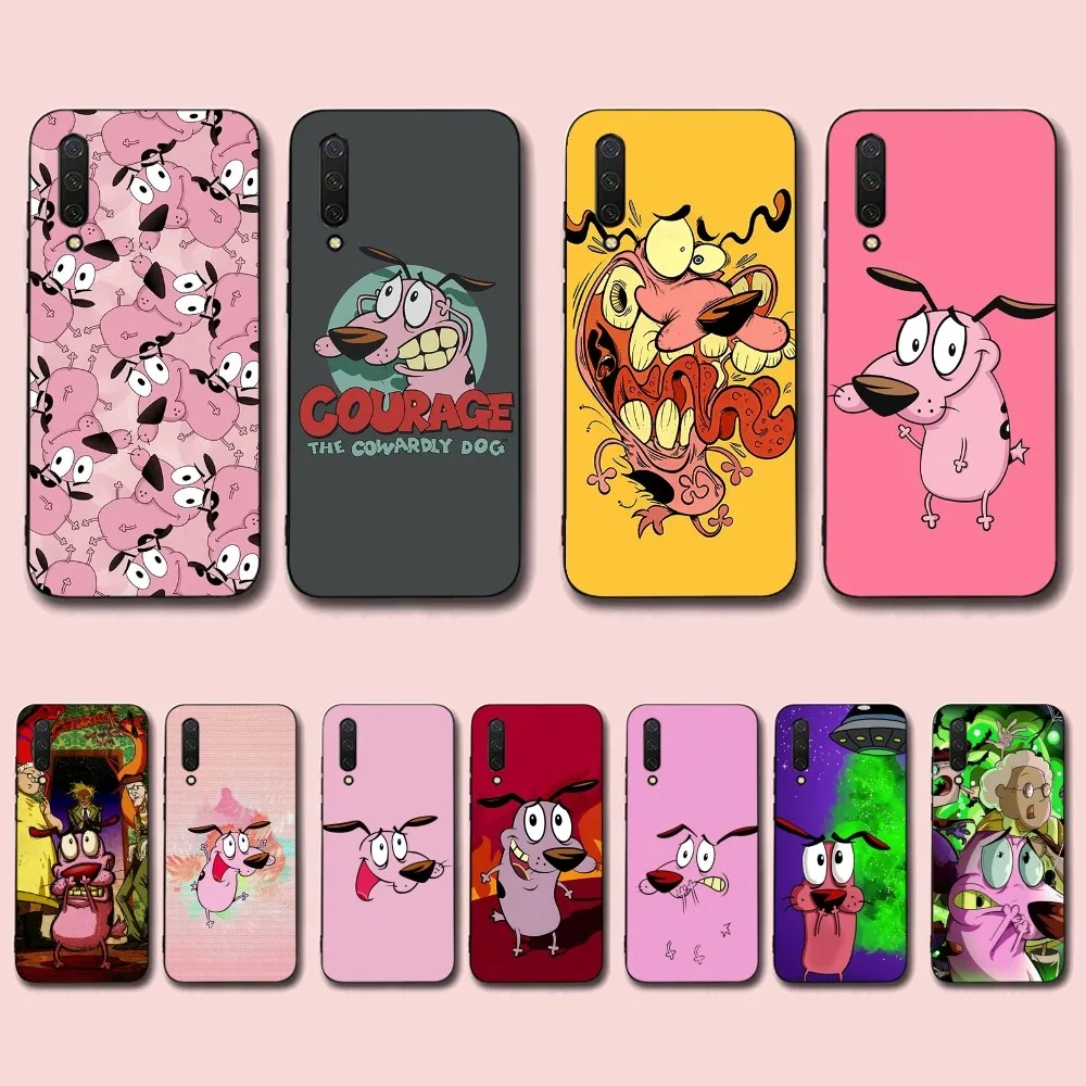 Dog-Courage-The-Cowardly Phone Case For Xiaomi Mi 5X 8 9 10 11 12 lite pro 10T PocoX3pro PocoM3 Note 10 pro lite