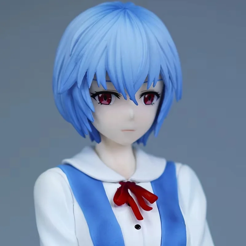 Lingling Boli Doll Decorative Action Figure Beautiful Girl School Uniform Sitting Position Table Animation Toy Collectible