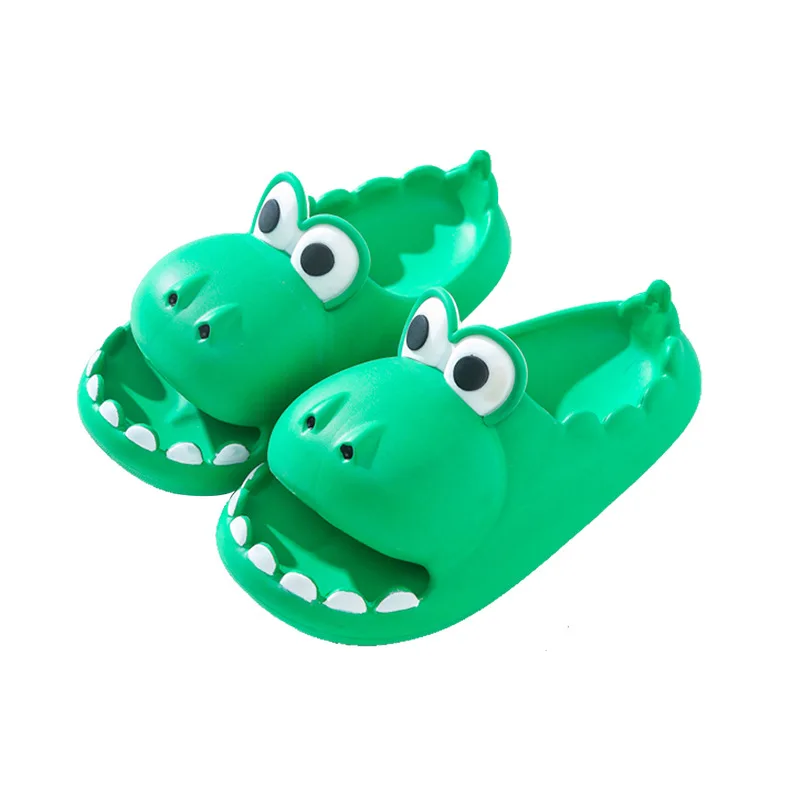 Unisex novelty creative bubble crocodile slippers Women soft open toe summer sandals slides Couple home non slip platform shoes