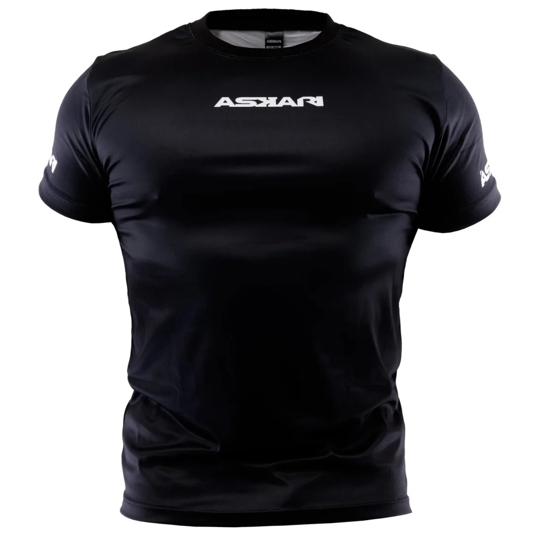 BASED ASKARI Boxing Fighting Men's T Shirt Summer Sports Fitness Breathable Round Neck Short Sleeve Tops Outdoor Trainning Tee