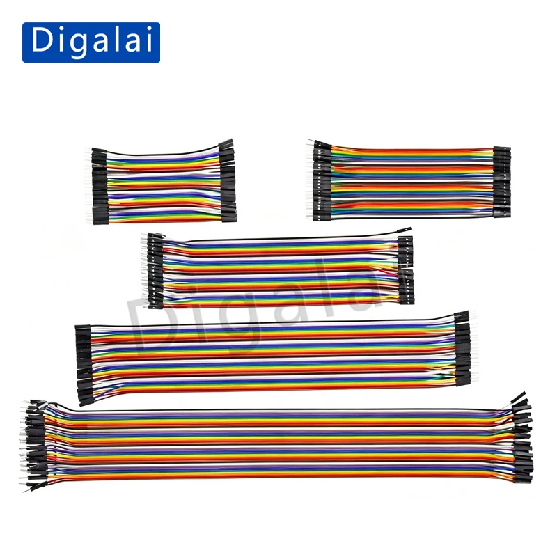 Dupont Wire Jumper Cable M+M F+F M+F 10CM 15CM 20CM 30CM 40CM Breadboard Connecting Wire For Arduino DIY Project