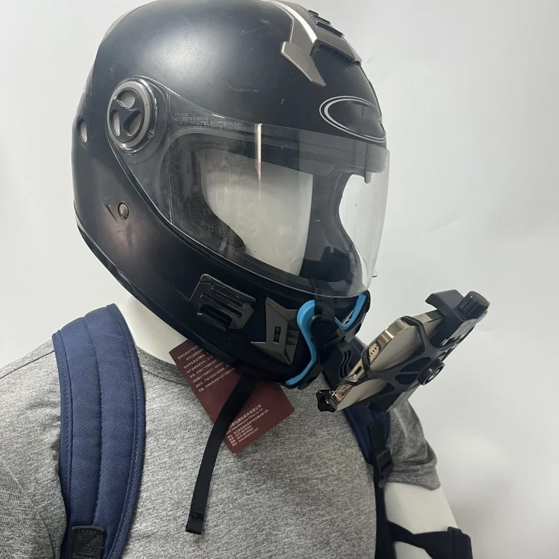 Motorradhelm-Kinnriemenhalterung für GoPro Hero 13 12 11 10 9 8 AKASO SJCAM Insta360 DJI OSMO Actionkamera-Zubehör – Detail 10