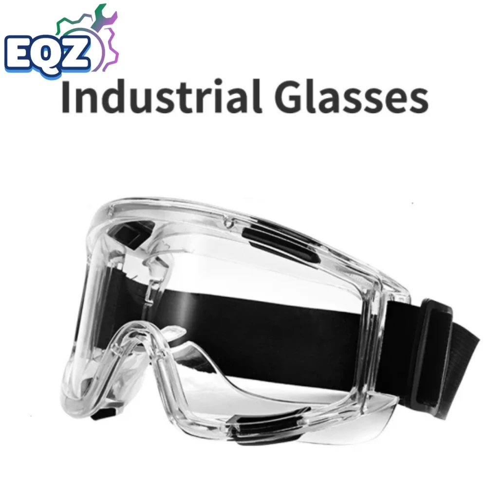 Anti Fog Safety Glasses Anti-splash Dust Sand Goggles Chemical Spray Large Size Industrial Lab Construction Art Create Eyewear