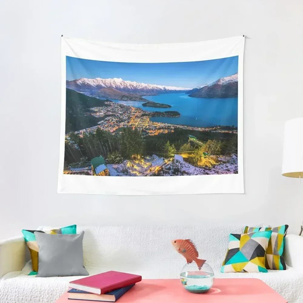 Queenstown New Zealand Tapestry Wall Hanging Wallpaper Bedroom Tapestry