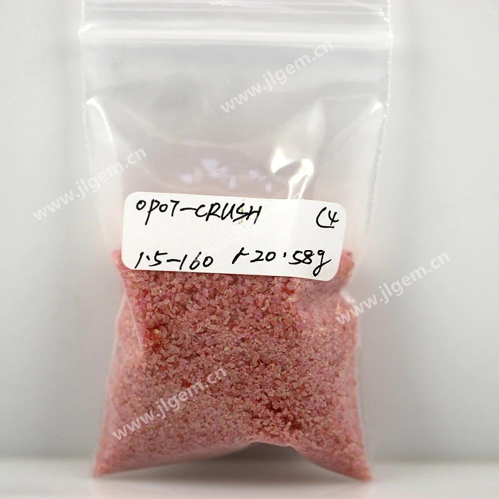 (20g/Lot)) OP01 to OP45 Different Sizes  Synthetic Crushed Opal Chips for Nail Art