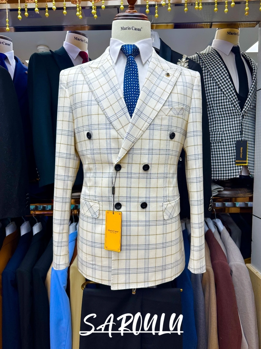 

Винтажный костюм с пиковыми лацканами для мужчин, элегантный смокинг из двух предметов с поясом, ужин, вечеринка, одежда для жениха, новое поступление на складе