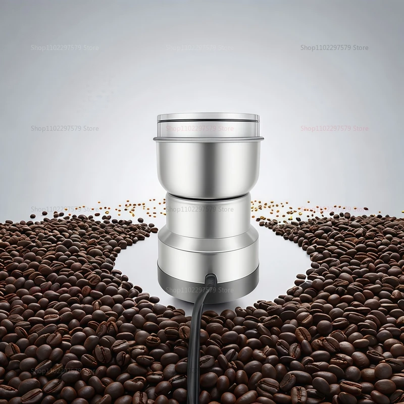 مطحنة كهربائية منزلية متعددة الوظائف لتوابل حبوب البن والحبوب ومسحوق الأعشاب مثالية لاستخدام المطبخ