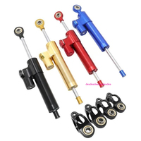 Electric Scooter Steering Damper Stabilizer -universal Motorcycle Aluminum Alloy Steering Damper Stabilizer for Scooter