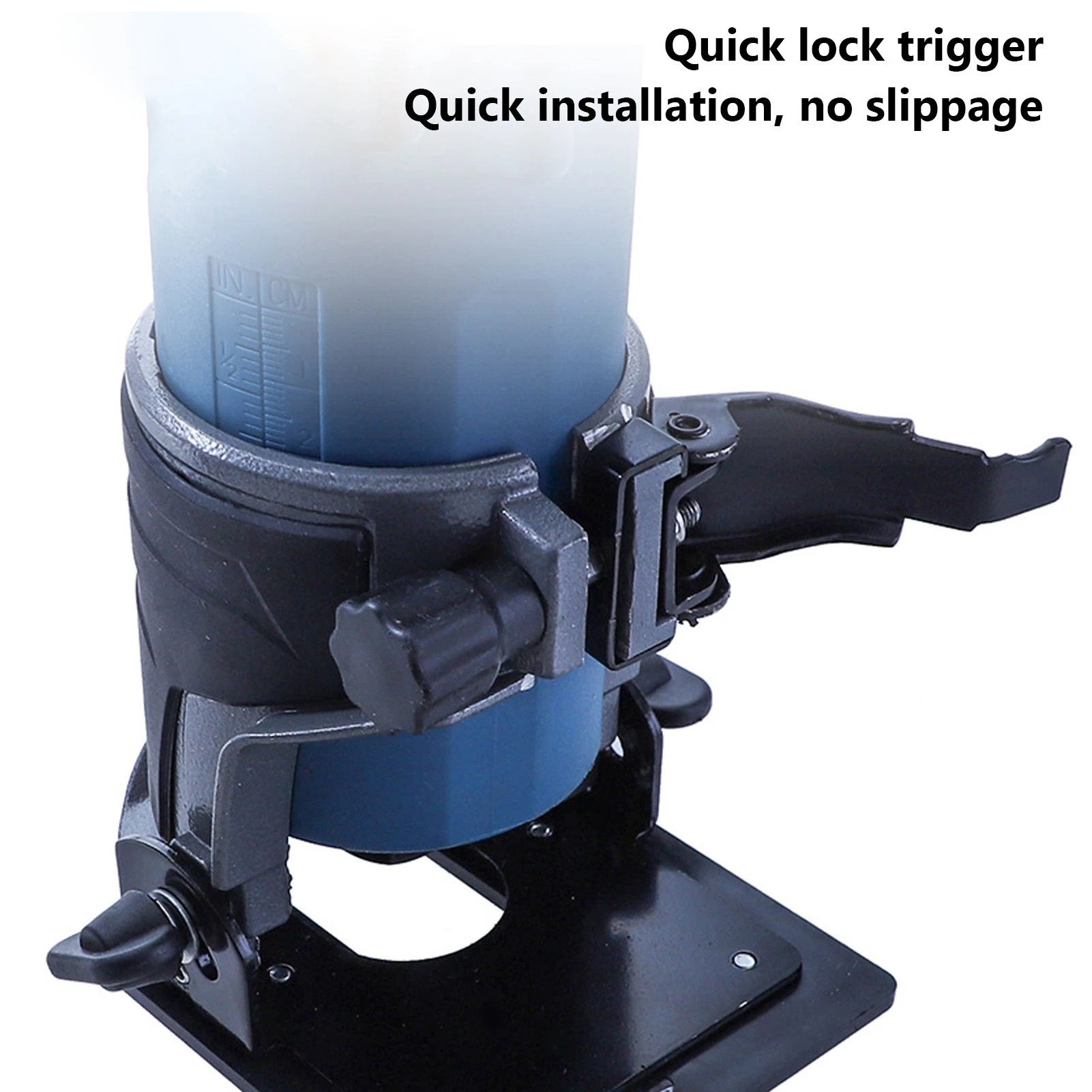 Adjustable Angle Trimmer Base Trimming Machine Fixed Base Adjustable Angle Woodworking Trimmer Router Aluminum Alloy Base