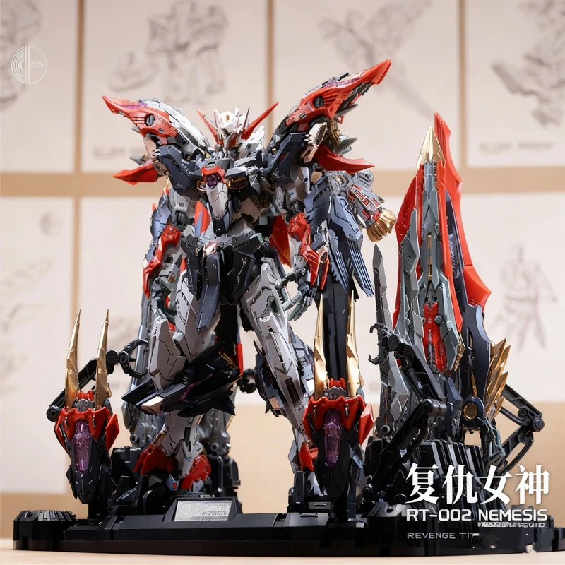 Infinite Dimension 1/100 Nemesis Mecha Assembly Model Kit Action Figure 3-Layer Skeleton With Stand Collectible Toy Boy Gift