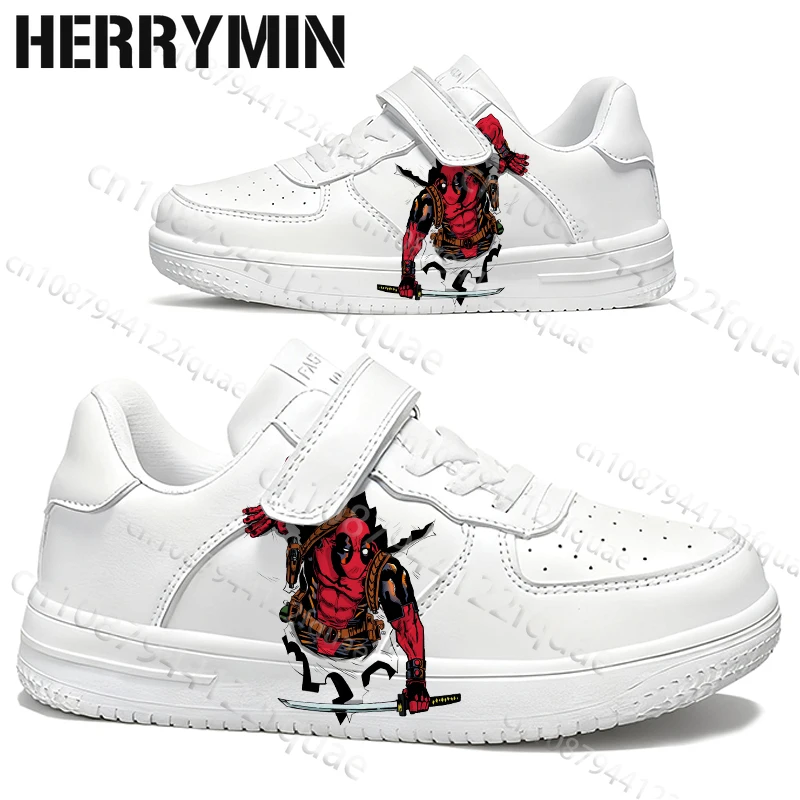 

Avengers Cool Boys Girls Children Shoes Deadpool Print Interesting Design Parity Anti Slip Outdoor Lightweight Shoes Gift