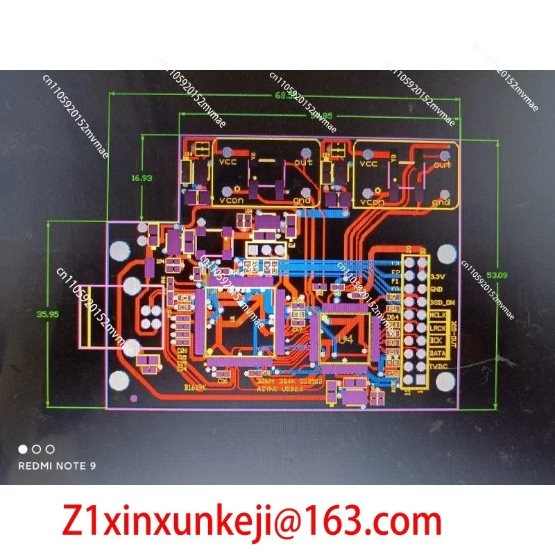USB Asynchronous Clock Digital Interface Five LT3042 Independent Power Supply