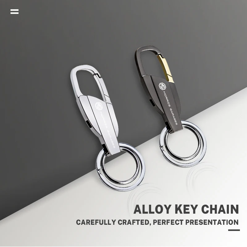 MG سيارة سبائك الزنك حلقة رئيسية تخصيص شعار المفاتيح لموريس المرآب MG3 MG5 MG6 MG7 GT GS هيكتور HS ZS ZX EZS EHS MG3X-Cross #1