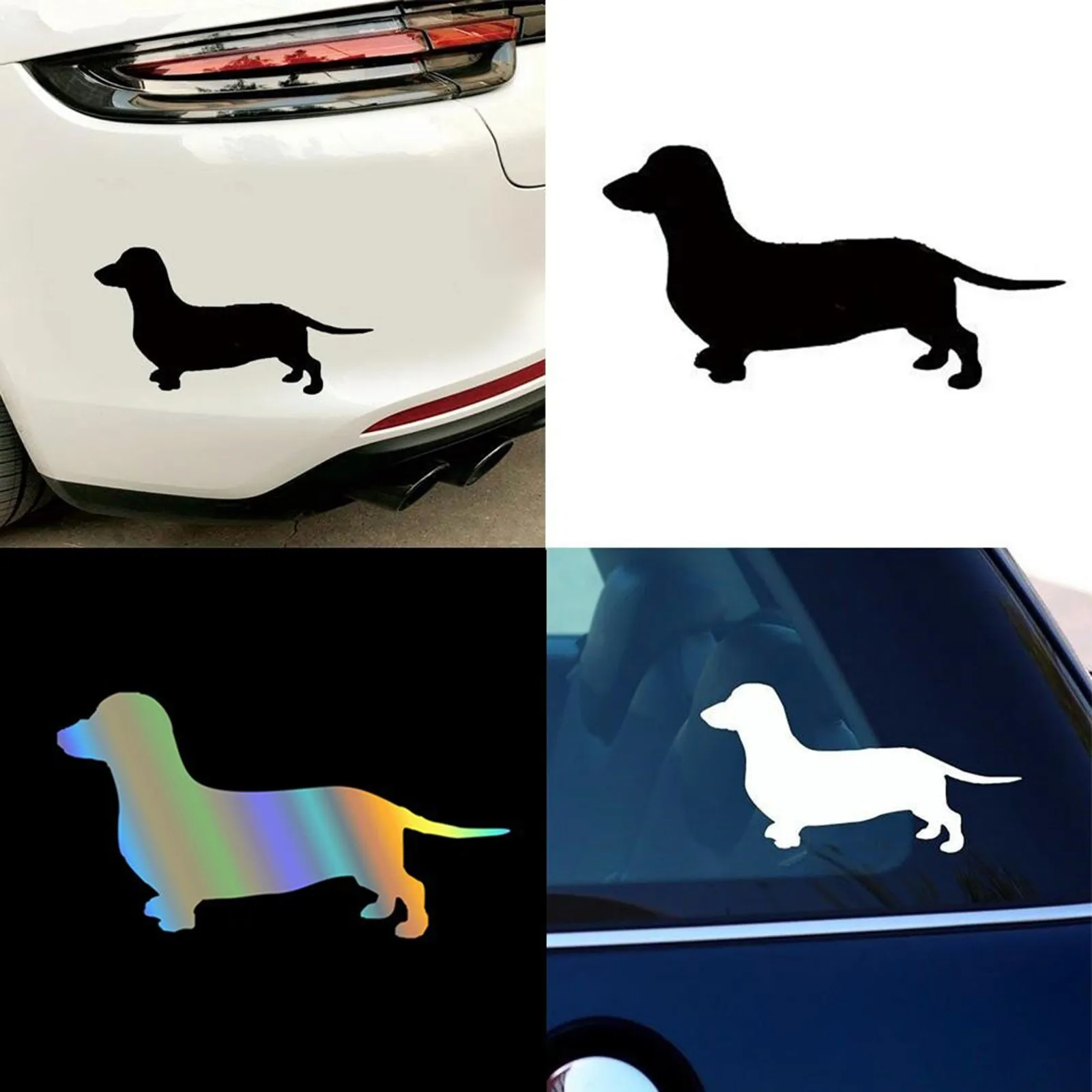 Calcomanías de perro salchicha, calcomanías para ventana y cuerpo, decoración de pared, teléfono móvil, ordenador, novedad de 2022