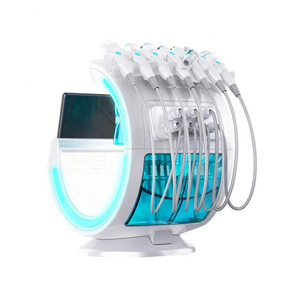 Analysis Facial Oxygen Lifting And Tightening Desktop Machine 7 In 1 Face Skin Care Hydra Cleaning Dermabrasion Machine