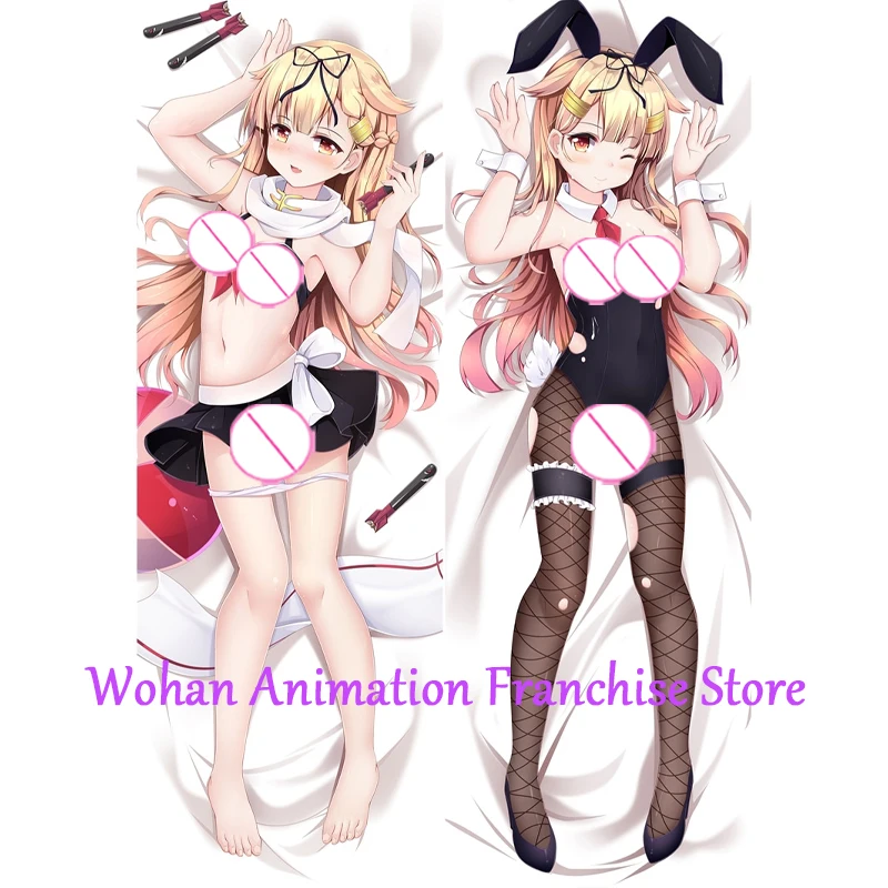 

Dakimakura Anime Pillow Cover Yuudachi Halloween Christmas Decoration Double-sided Print Life-size