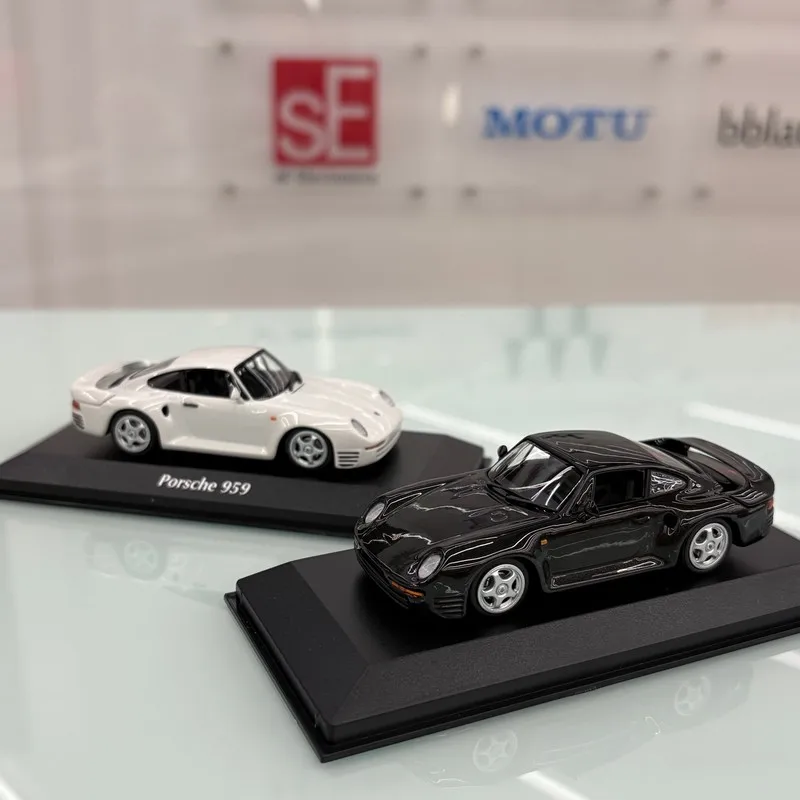 Nieuw Op Voorraad Minichamps 1:43 Porsche 959 1987, Legering Model Auto Miniatuur Diecast Porsche Ornamenten Custom Speelgoed Kids Gift