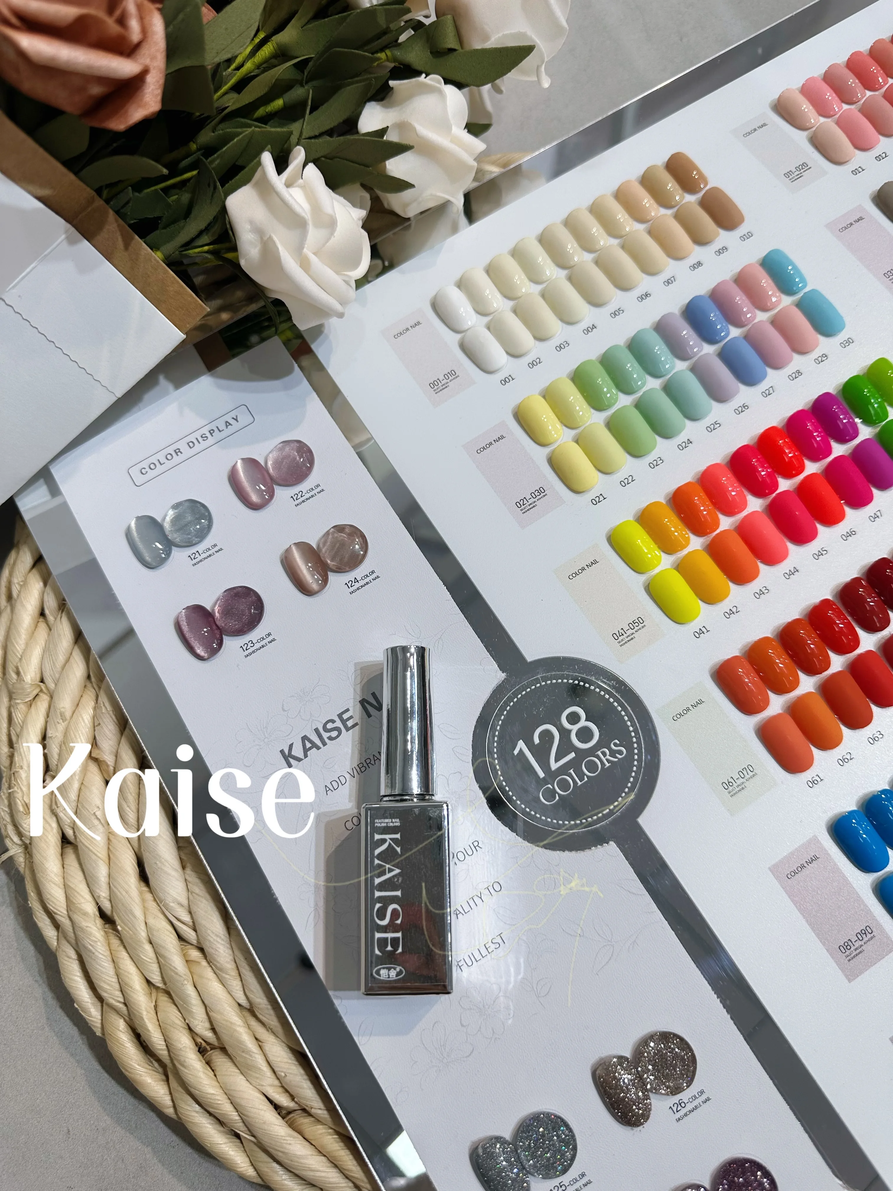 Eleanos High End 128pcs TPO Free Gel Nail Polish Set For Manicure Nail Art Salon 15ml Soak Off UV LED Gel Glitter Varnish Kit