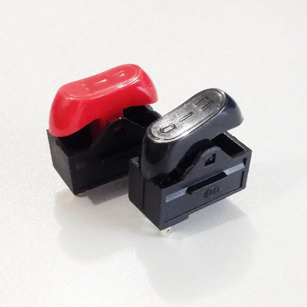 10A 250VAC Insulation Shell 3P 3 Position SPDT Rocker Switch  for Hair Drier