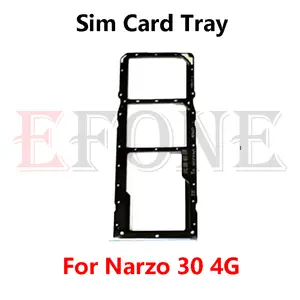 Bilashmart 10 OPPO Realme Narzo 30 30A 50 Pro 4G 5G SIM Card Tray Reader Holder Parts