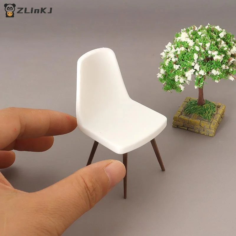 

▶1/12 Dollhouse Simulation Mini Chair Model Dollhouse Furniture Decoration Toy Dolls House Micro Scene Construction Props