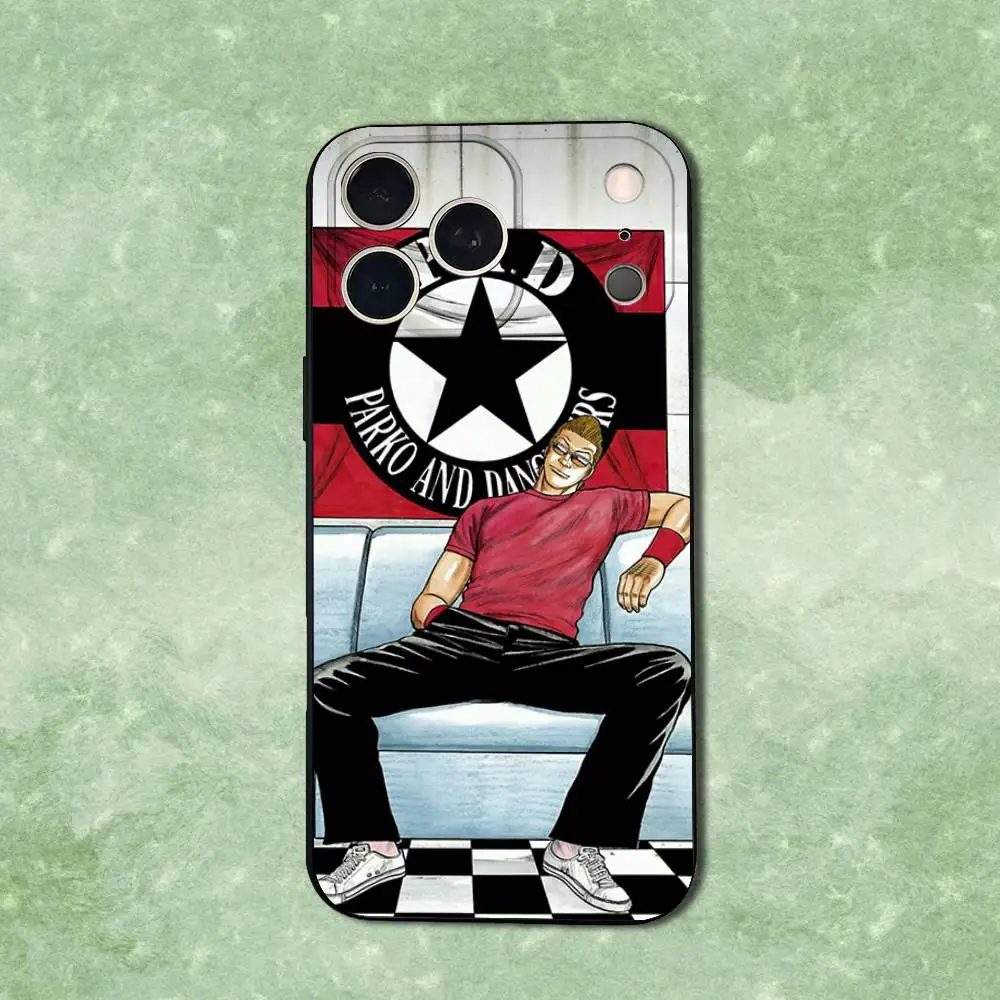 حافظة هاتف W-Worst C-Crows Z-Zero 1 لهاتف iPhone 14,13,17,12,11,16,15,Plus,Pro Max,XS,X,XR,SE,Mini,Soft غطاء أسود من السيليكون #2