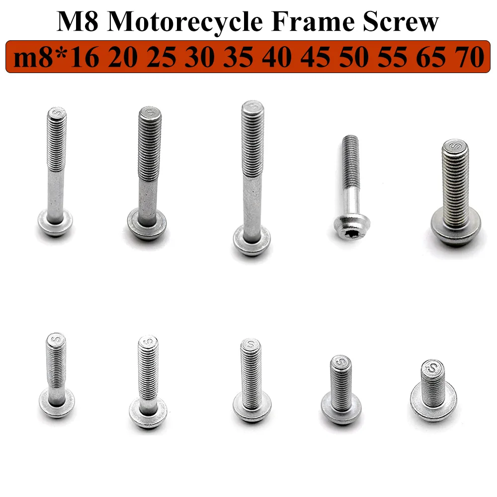 

For BMW Motorcycle M8 frame screw F900GS R1300GS ADV R1200GS R1250GS/ADV/RT F850GS F750GS R18 Rninet K1600GT/B GS1200/GS1250