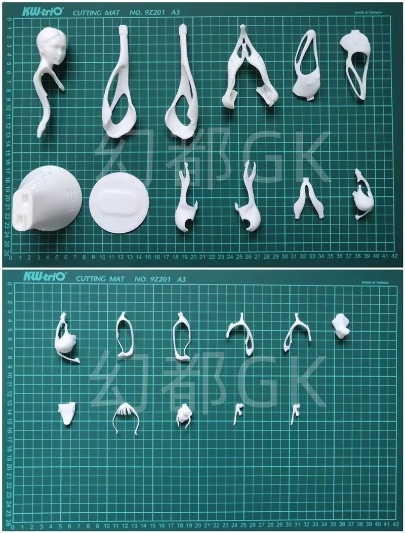 GK 1/6 Scale HB02 อะนิเมะหญิงเรซิ่นสีขาวรุ่น Unpainted ประกอบของเล่น DIY