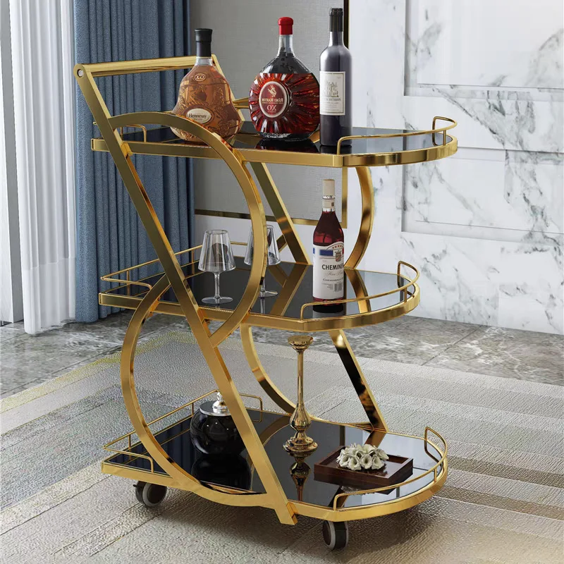 Restaurant Trolley Cake Trolley Tea Snacks Beverage Service Dining Cart Bank 4S Shop Ktv Bar Trolley