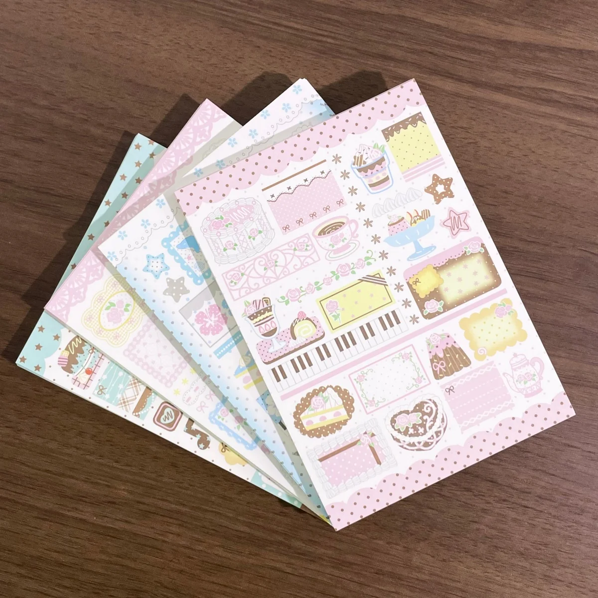 WAKAWAKA Journaling Paper Collection Cute Memo Sheets or Translucent Vellum Paper for Scrapbooking Supplies Collage Stationery