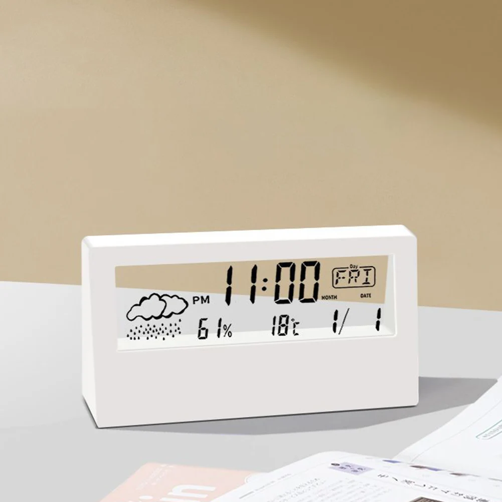 Digital Thermo-Hygrometer Alarm Clock 1