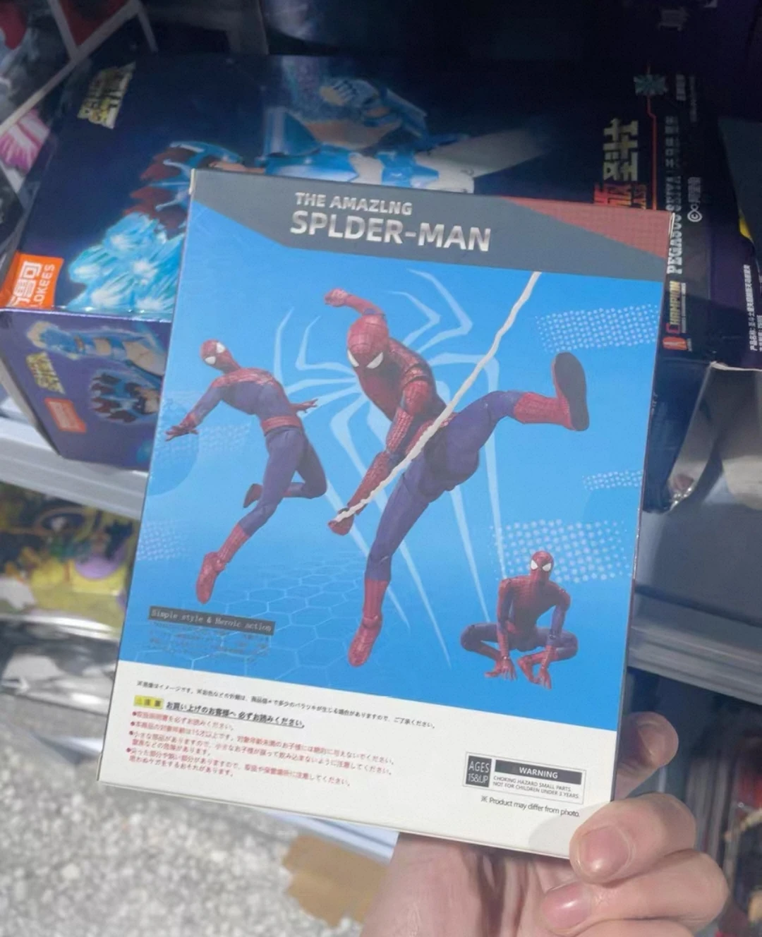 

In Stock CT S.H.Figuarts SHF Spiderman The Amazing Spider-Man Andrew Garfield KO Figure Model Collection Toy Gift